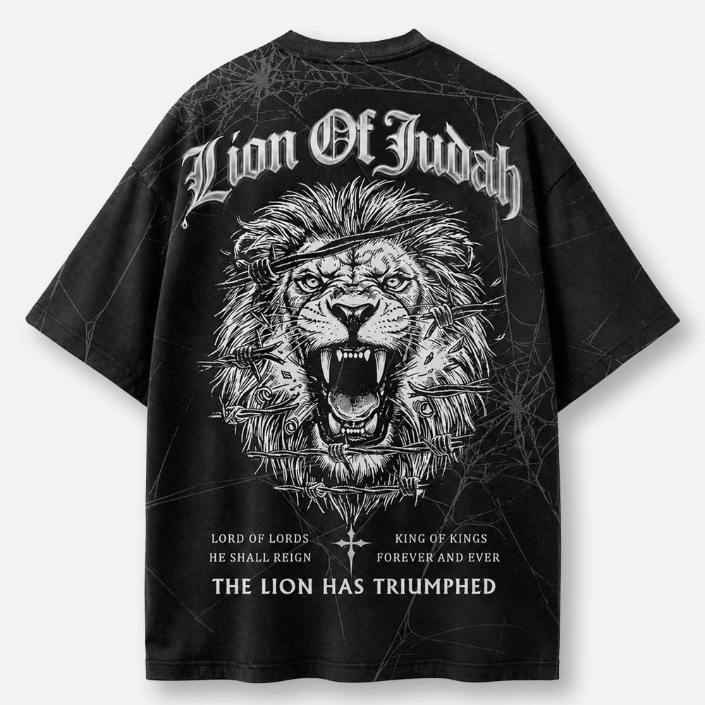 Roaring Lion Eco Oversized Graphic Tees · GRS Certified