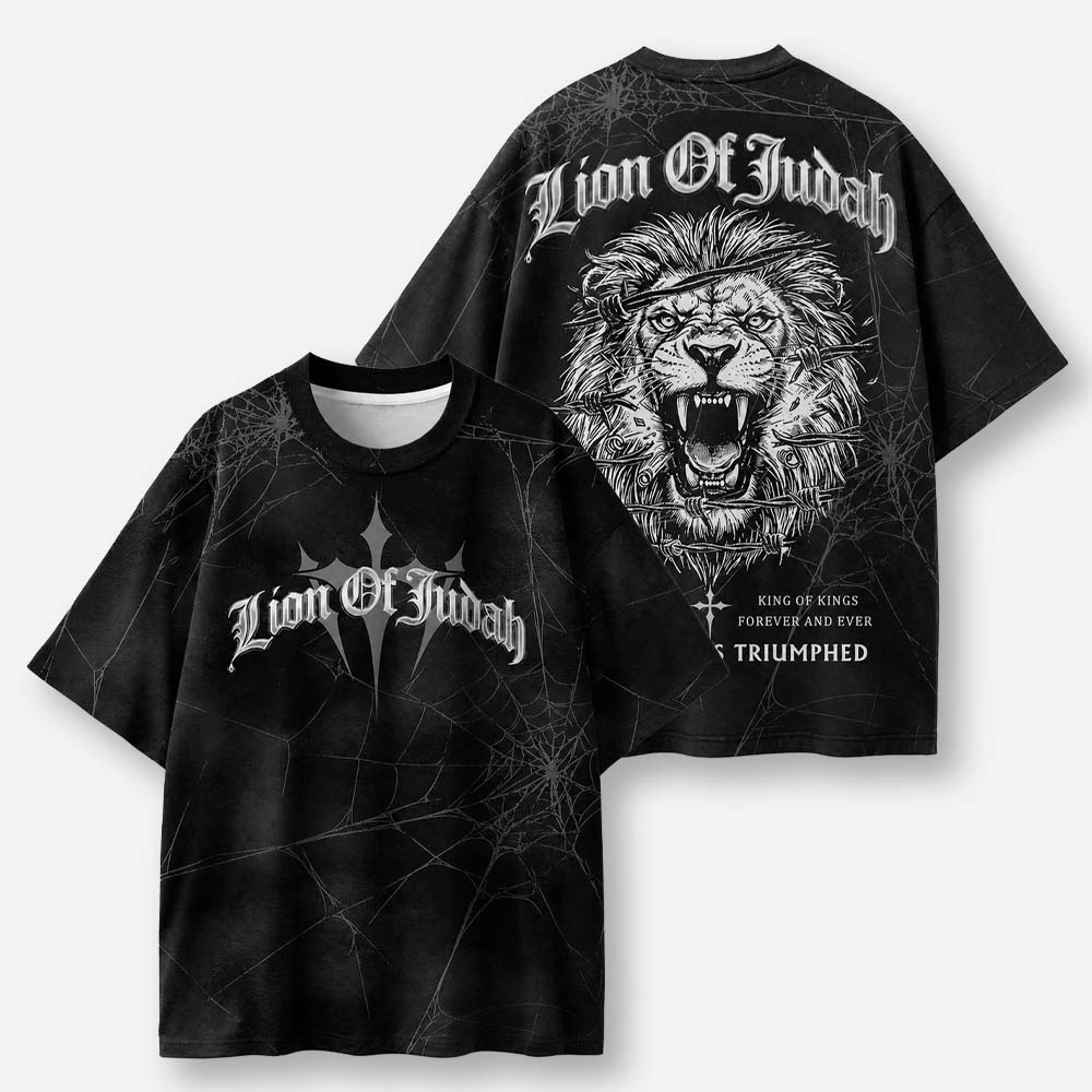 Roaring Lion Eco Oversized Graphic Tees · GRS Certified