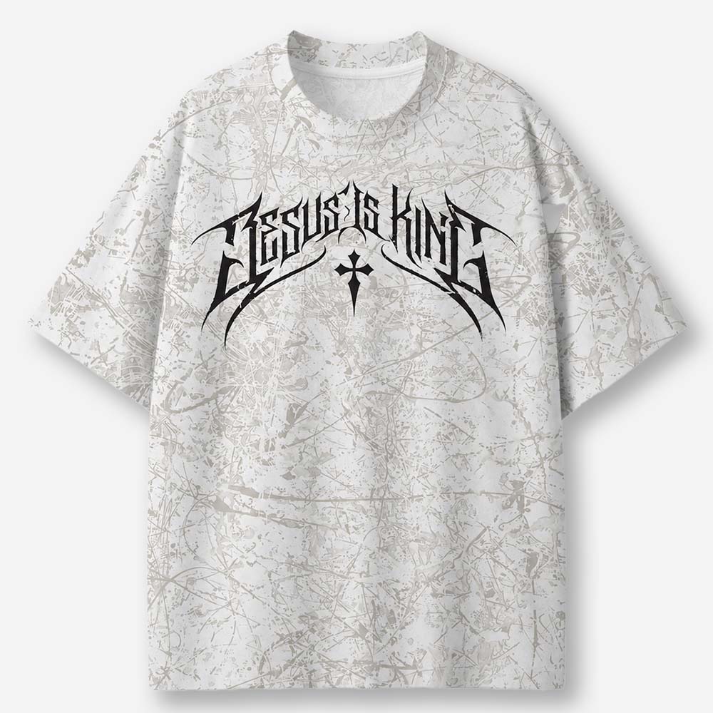 Crowned Warrior Eco Oversized Graphic Tees · GRS Certified