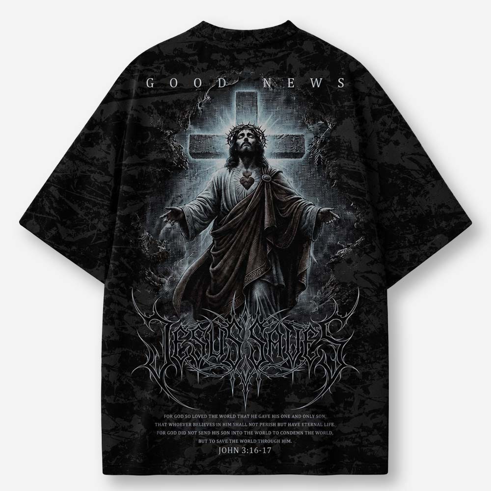 Good News Eco Oversized Graphic Tees · GRS Certified