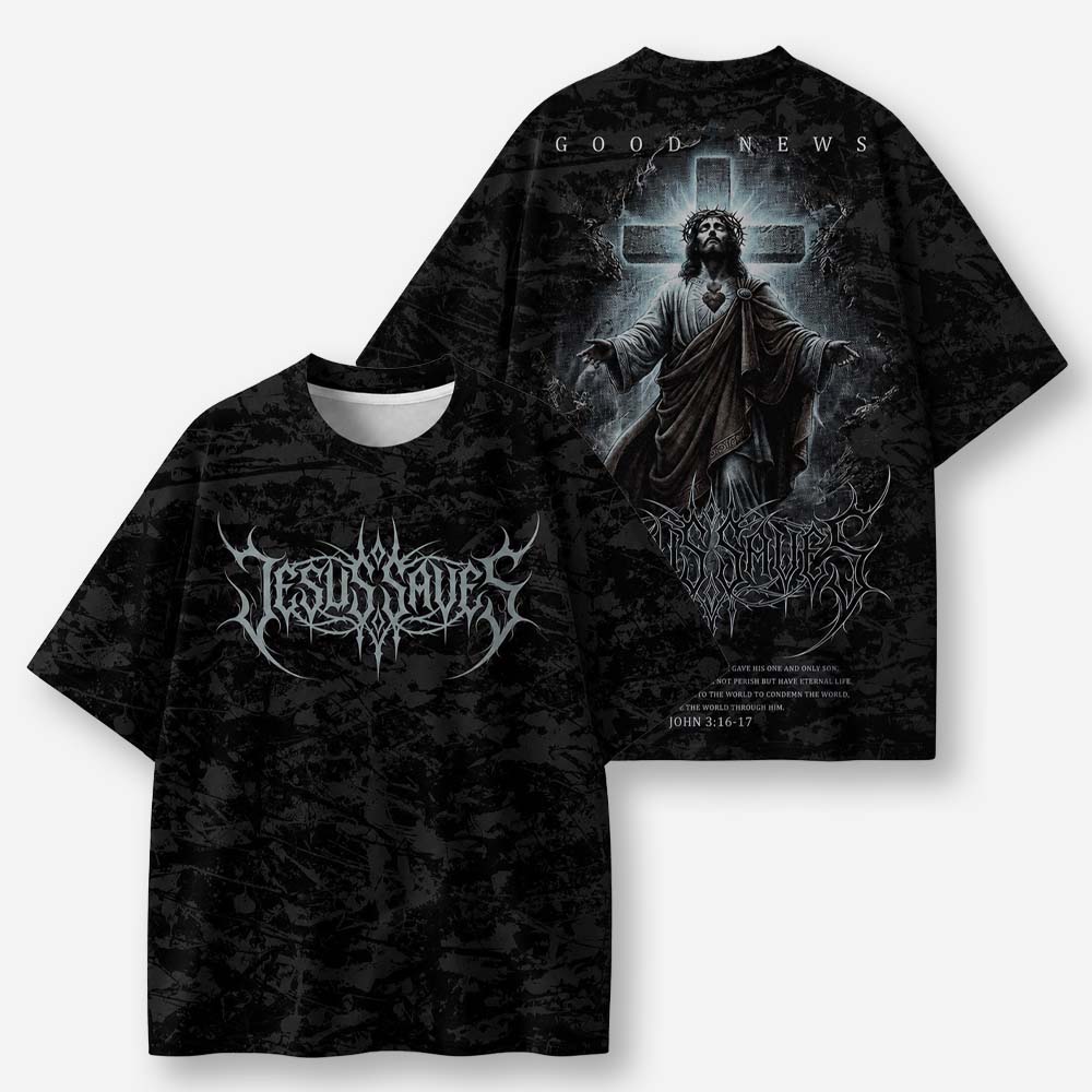 Good News Eco Oversized Graphic Tees · GRS Certified