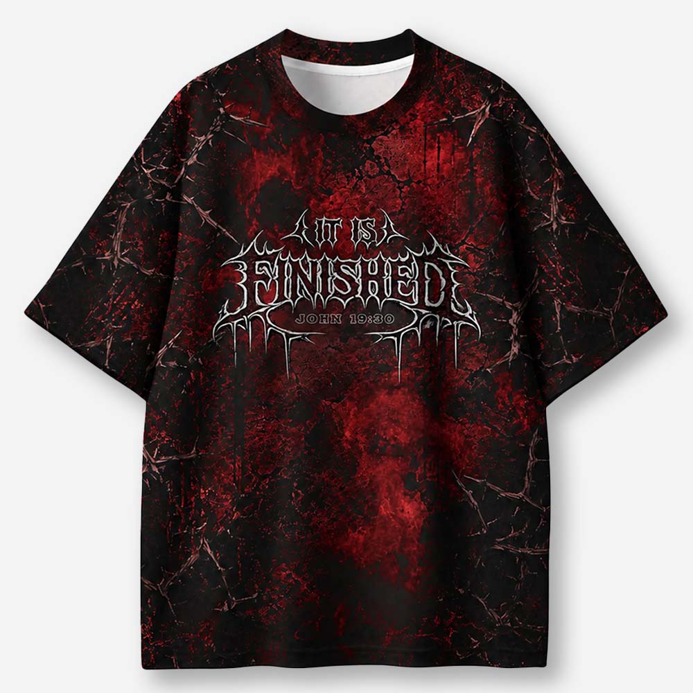 Finished Redemption Eco Oversized Graphic Tees · GRS Certified