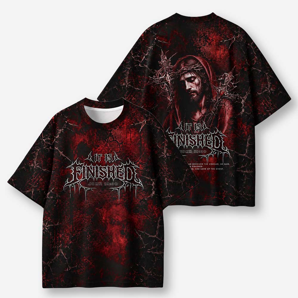 Finished Redemption Eco Oversized Graphic Tees · GRS Certified
