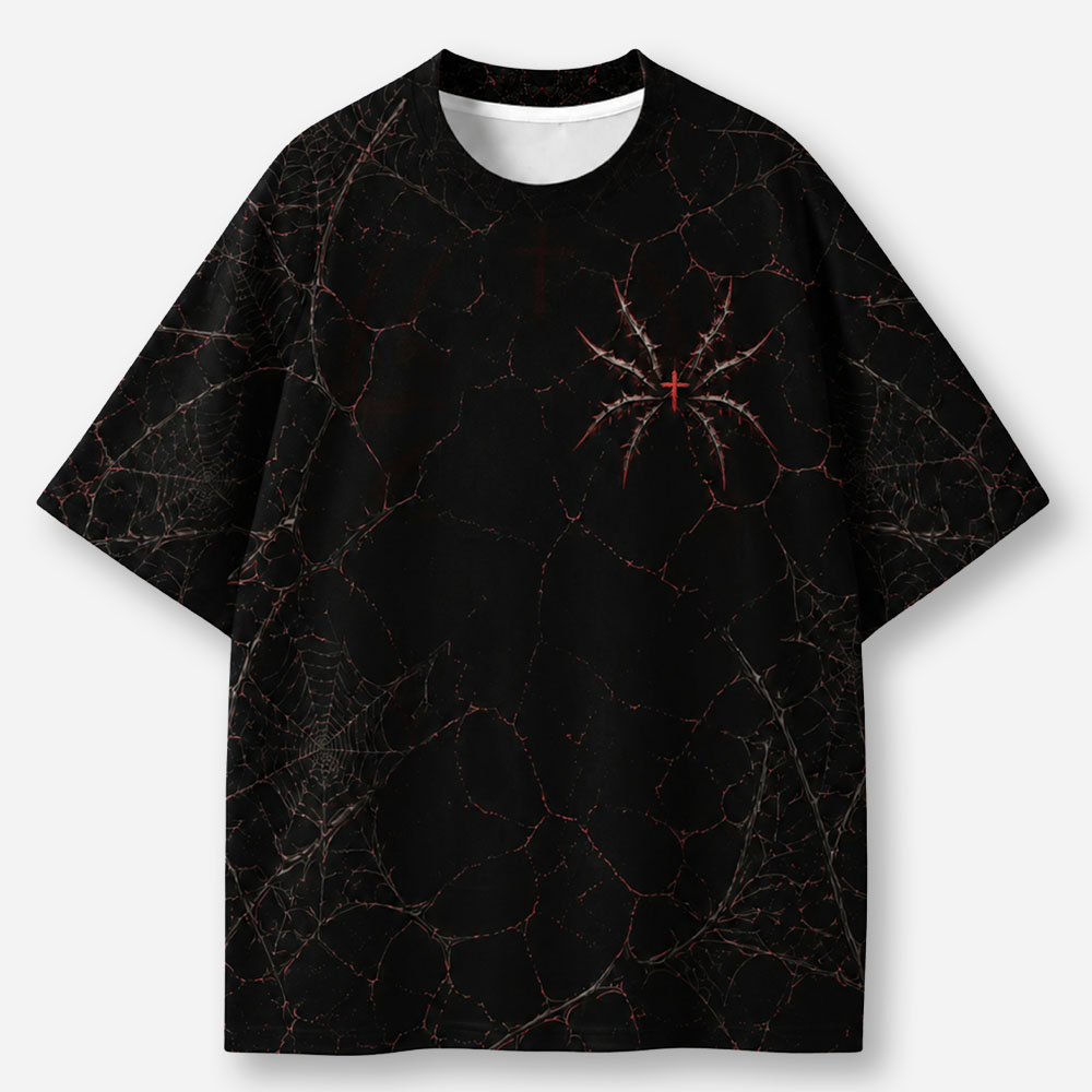 Fearless Thorn Eco Oversized Graphic Tees · GRS Certified