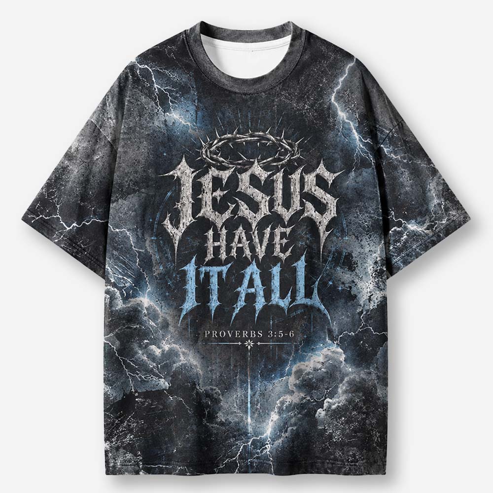 Surrender All Eco Oversized Graphic Tees · GRS Certified