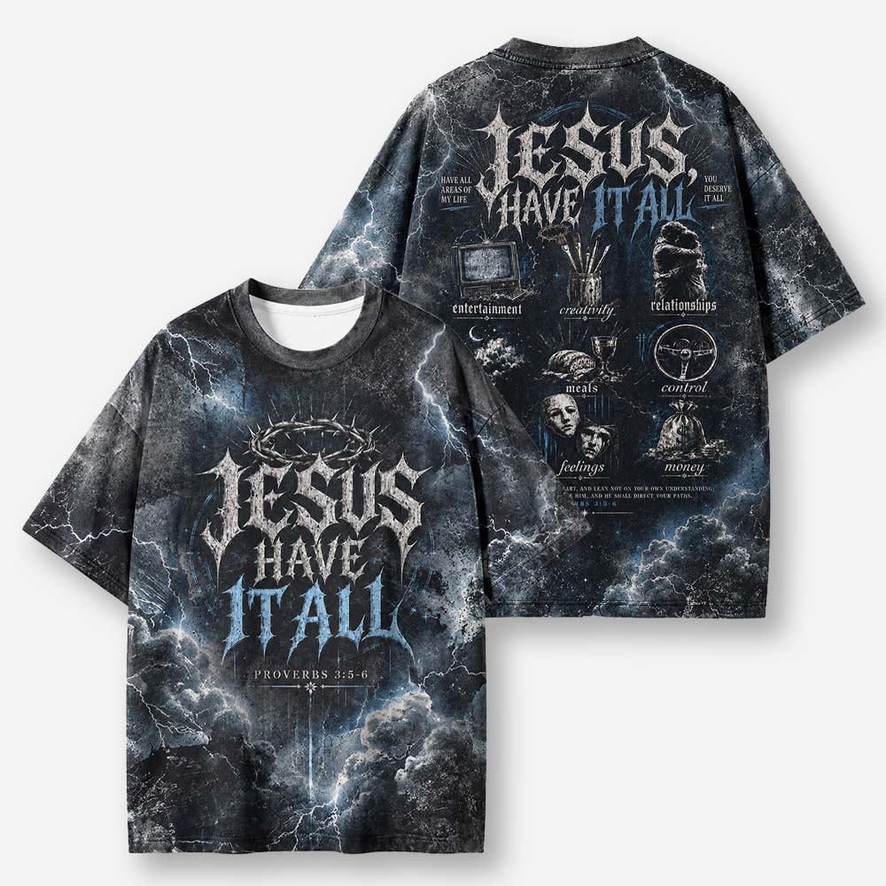 Surrender All Eco Oversized Graphic Tees · GRS Certified