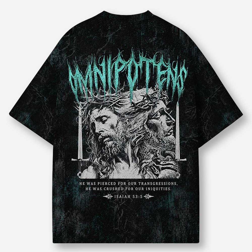 Thorned Portrait Eco Oversized Graphic Tees · GRS Certified