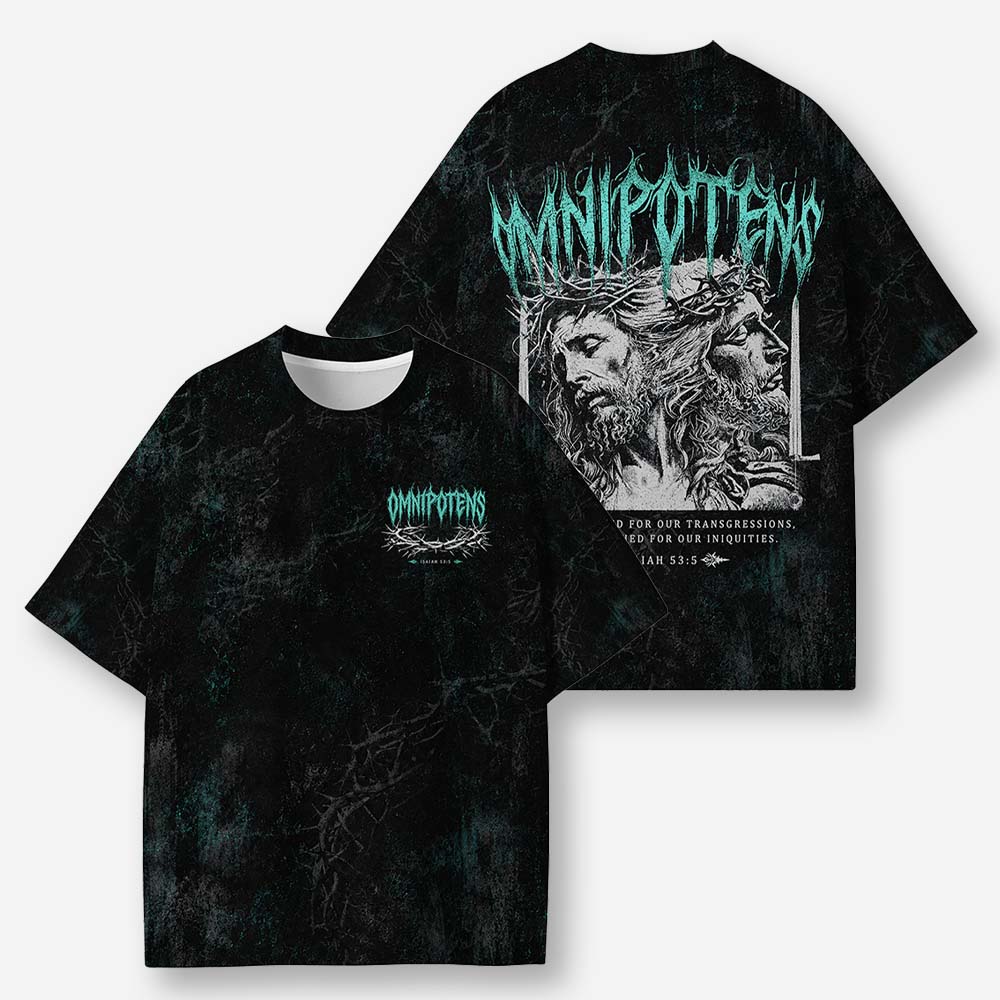 Thorned Portrait Eco Oversized Graphic Tees · GRS Certified