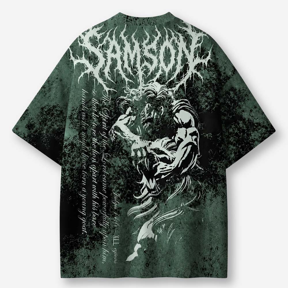 Strength Eco Oversized Graphic Tees · GRS Certifie