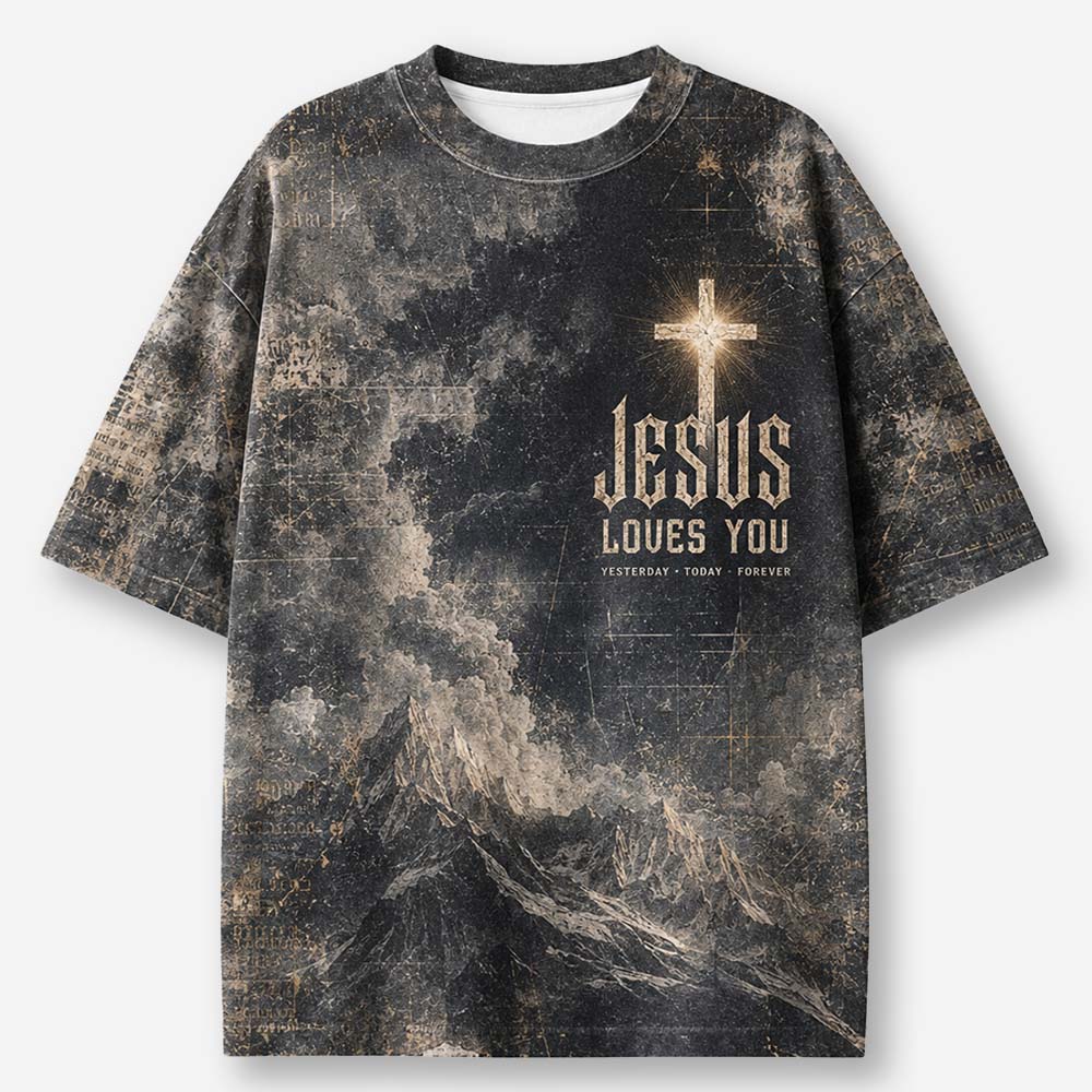 Everlasting Love Eco Oversized Graphic Tees · GRS Certified