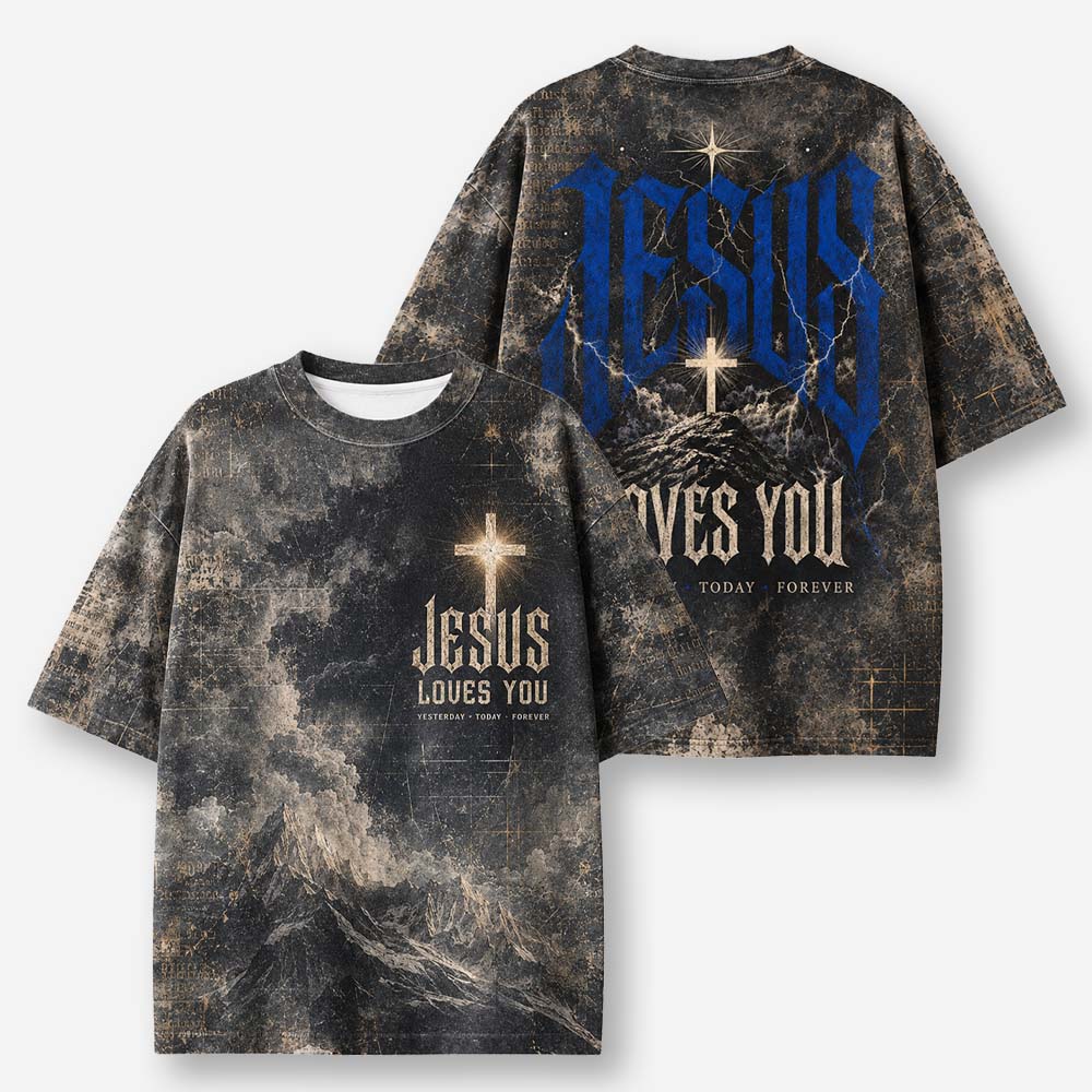 Everlasting Love Eco Oversized Graphic Tees · GRS Certified
