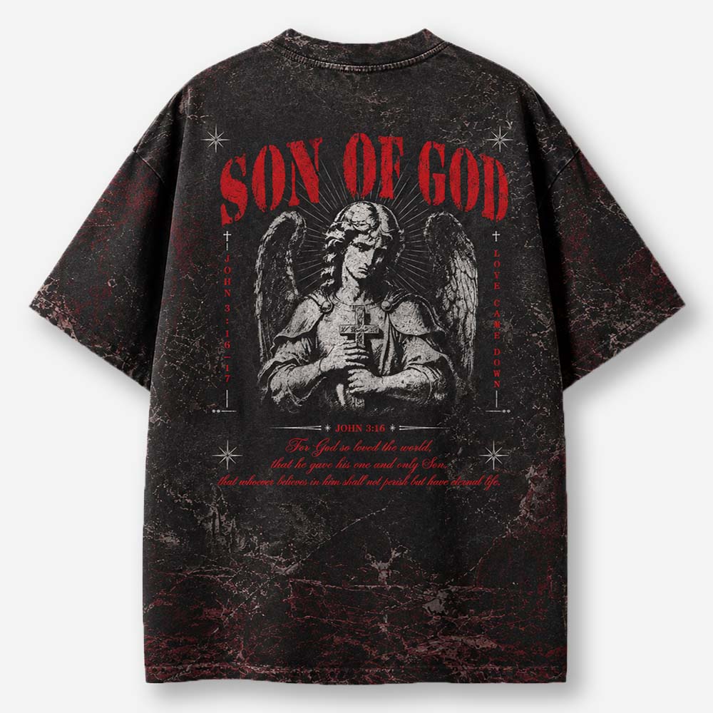 Heavenly Messenger Eco Oversized Graphic Tees · GRS Certified