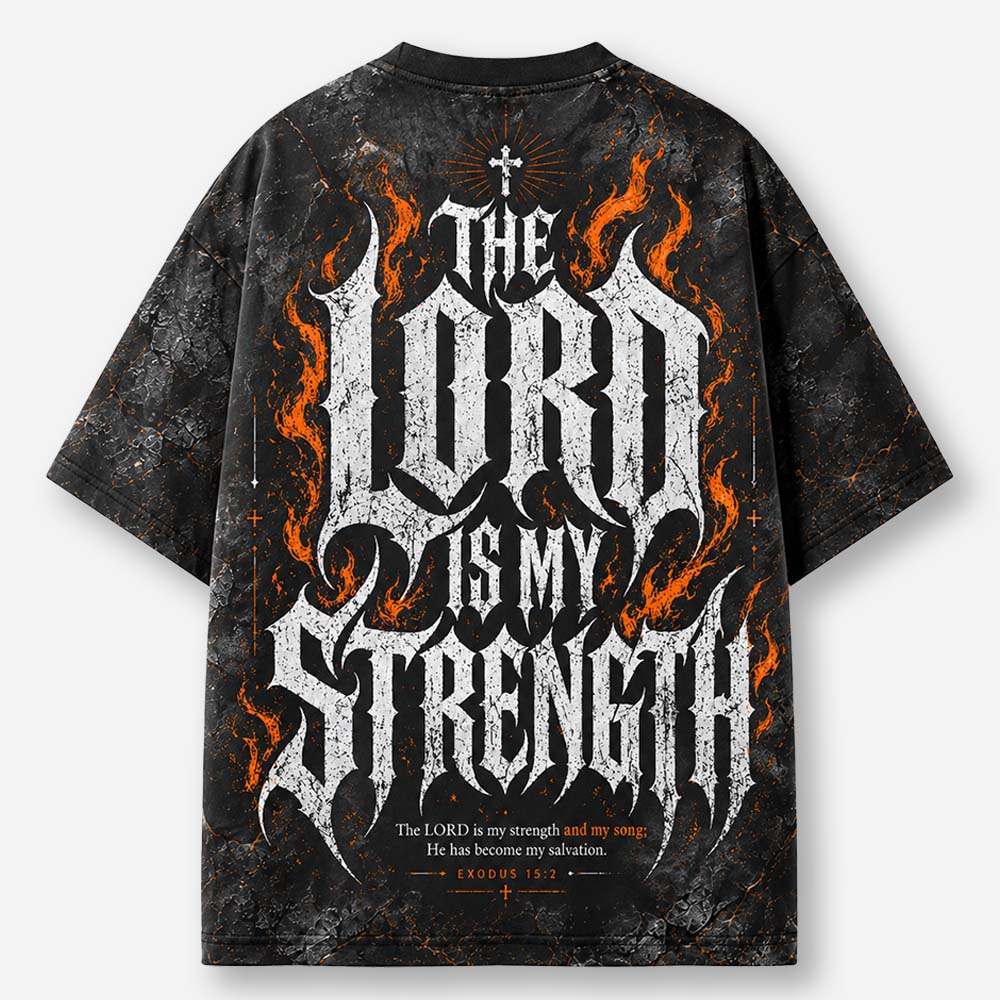 Flame Strength Eco Oversized Graphic Tees · GRS Certified