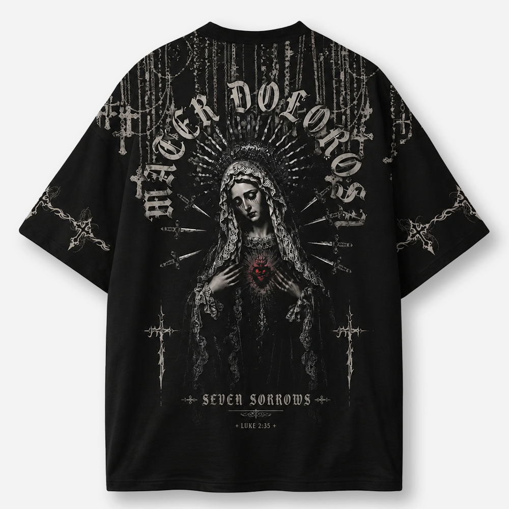 Sorrow Icon Eco Oversized Graphic Tees · GRS Certified