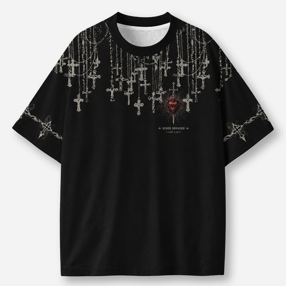 Sorrow Icon Eco Oversized Graphic Tees · GRS Certified