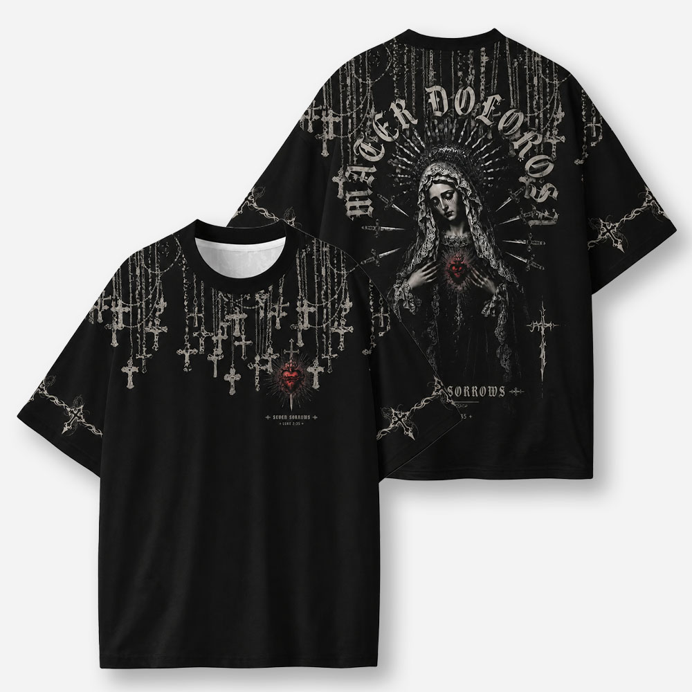 Sorrow Icon Eco Oversized Graphic Tees · GRS Certified