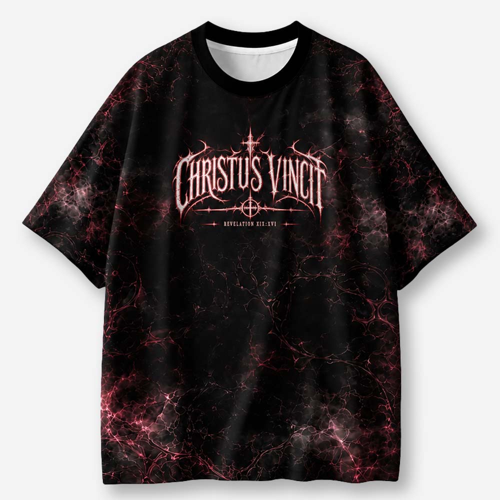 Victor Throne Eco Oversized Graphic Tees · GRS Certified