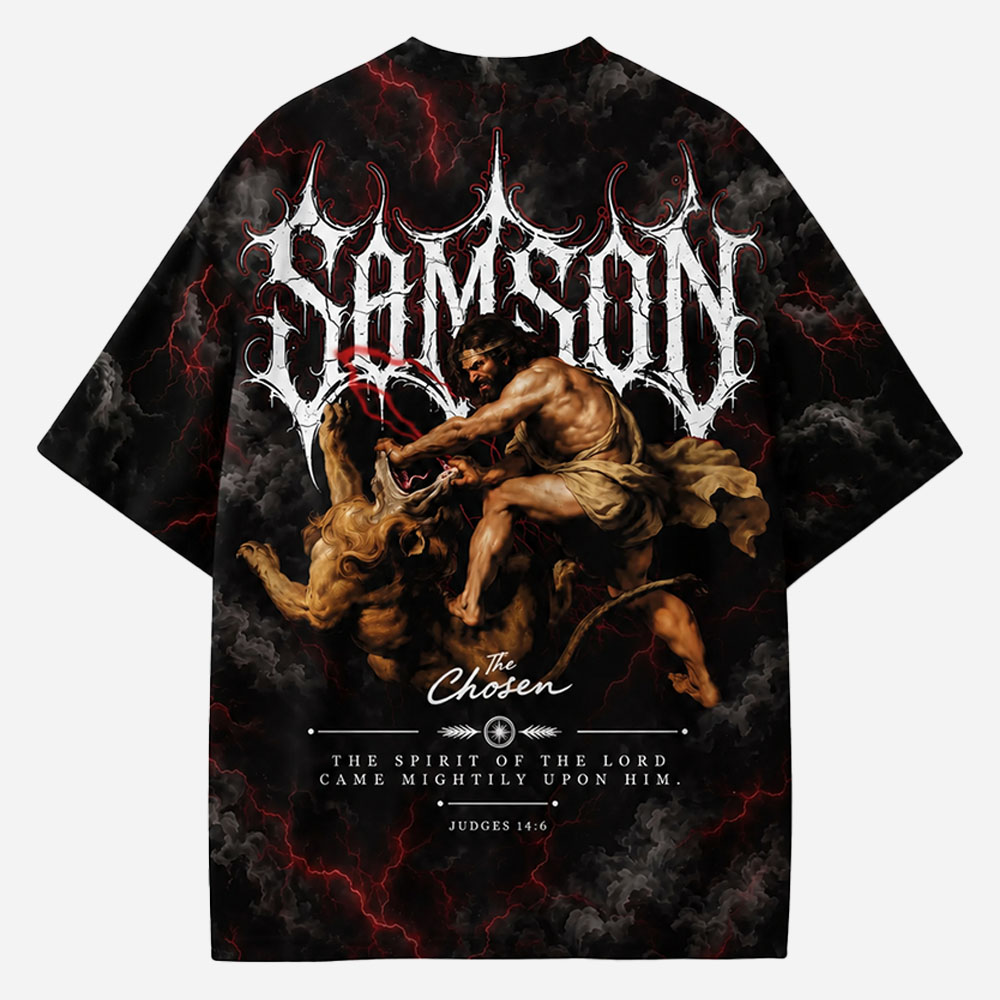 Storm Strength Eco Oversized Graphic Tees · GRS Certified