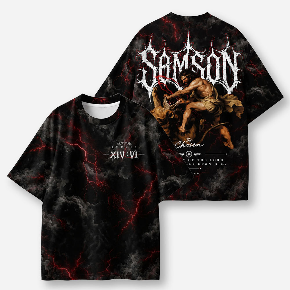 Storm Strength Eco Oversized Graphic Tees · GRS Certified