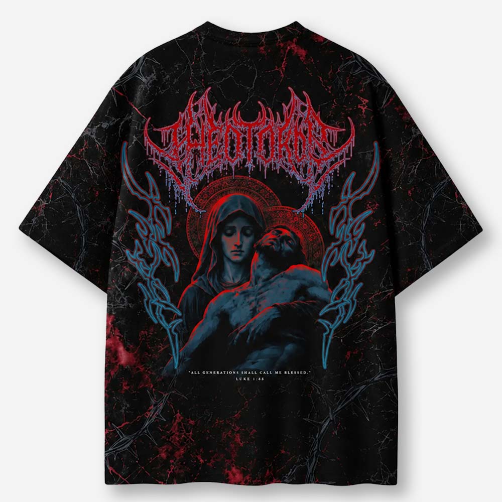 Crimson Icon Eco Oversized Graphic Tees · GRS Certified