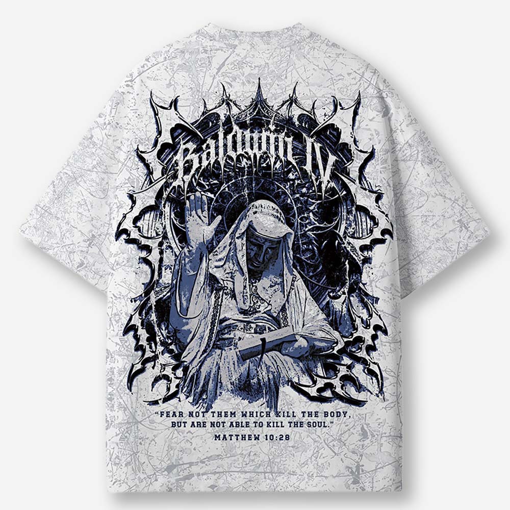 Masked Monarch Eco Oversized Graphic Tees · GRS Certified