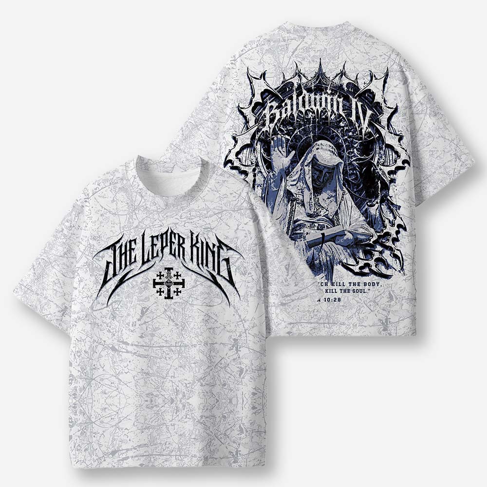 Masked Monarch Eco Oversized Graphic Tees · GRS Certified
