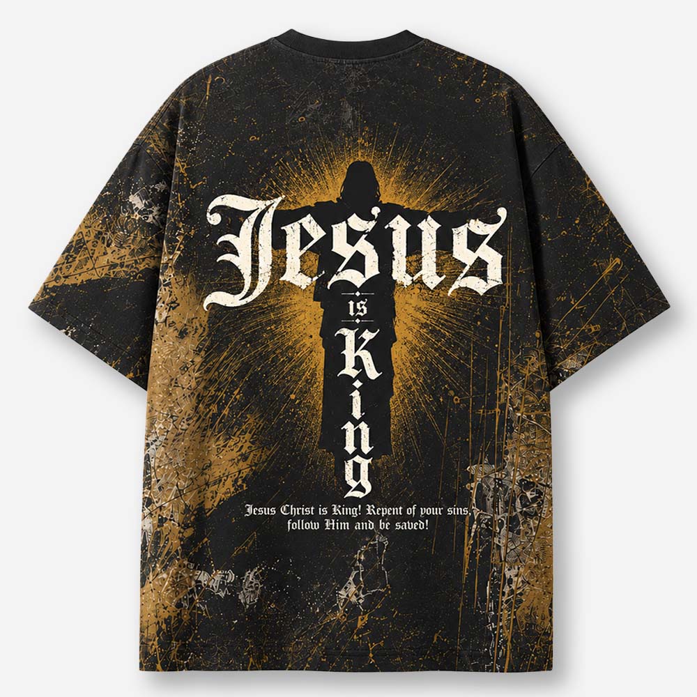 Radiant King Eco Oversized Graphic Tees · GRS Certified