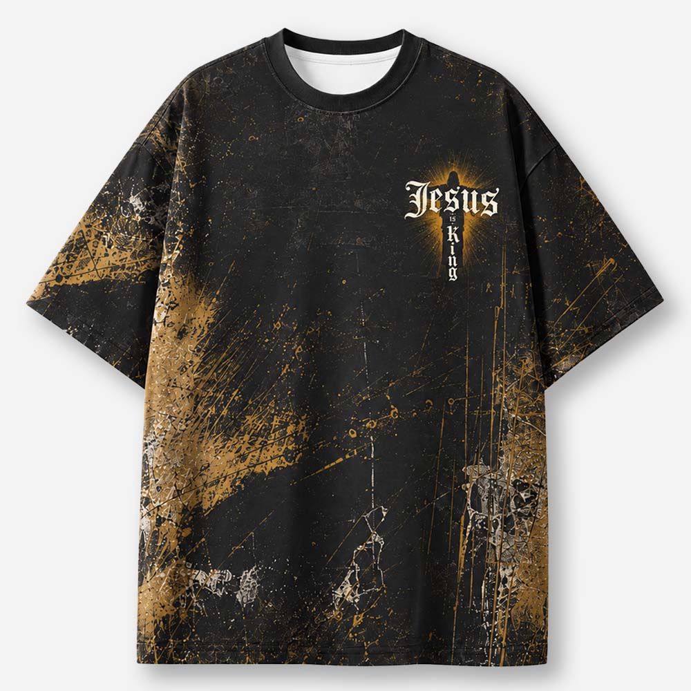 Radiant King Eco Oversized Graphic Tees · GRS Certified
