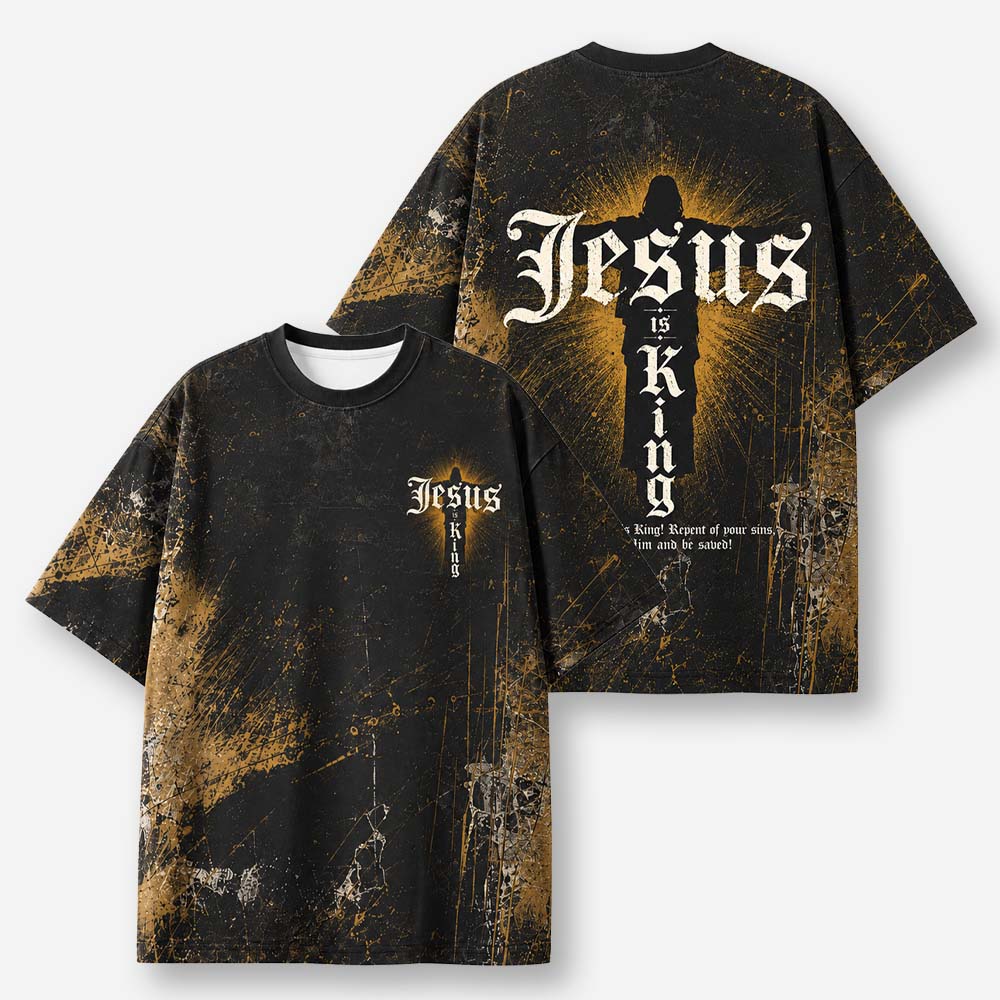 Radiant King Eco Oversized Graphic Tees · GRS Certified