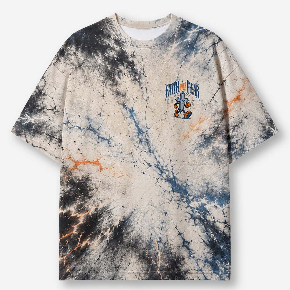 Fearless Step Eco Oversized Graphic Tees · GRS Certified