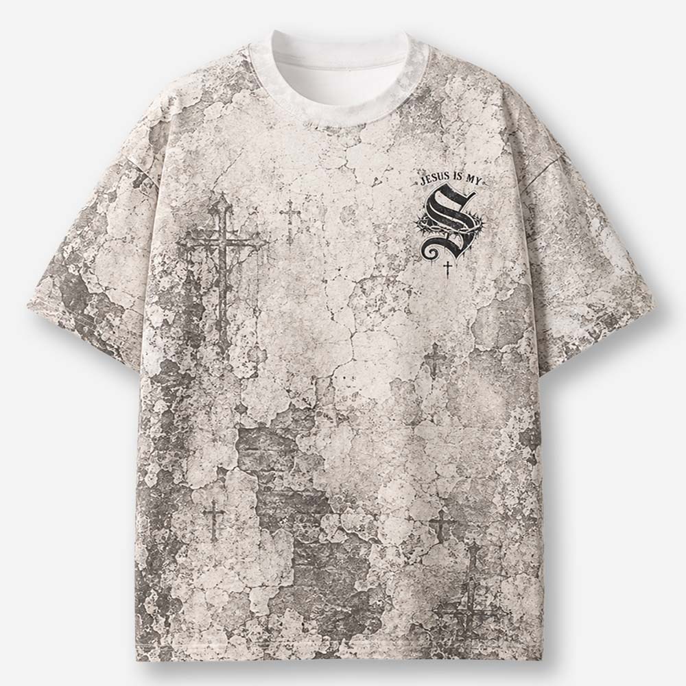 Crown Savior Eco Oversized Graphic Tees · GRS Certified