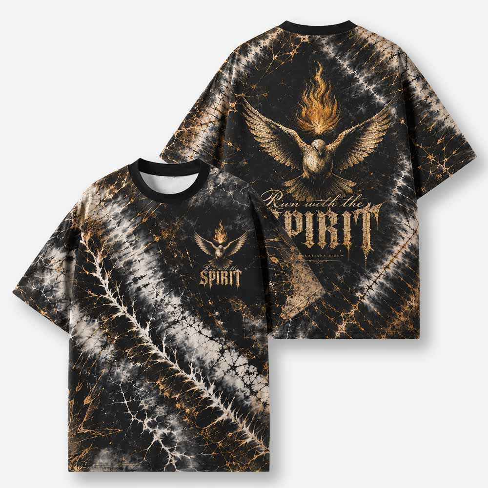 Flame Dove Eco Oversized Graphic Tees · GRS Certified