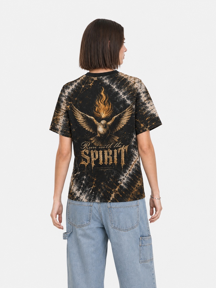Flame Dove Eco Oversized Graphic Tees · GRS Certified