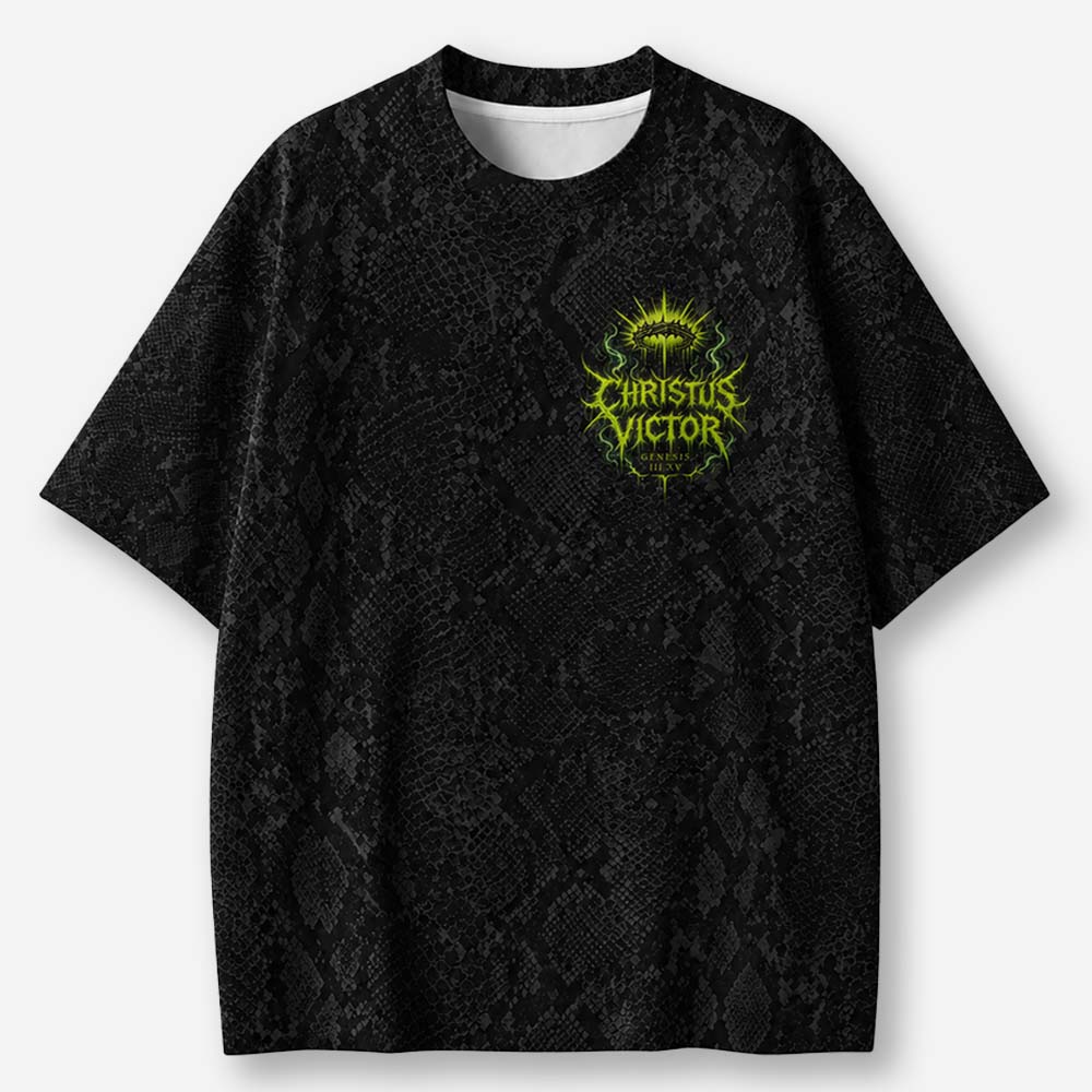 Serpent Slayer Eco Oversized Graphic Tees · GRS Certified