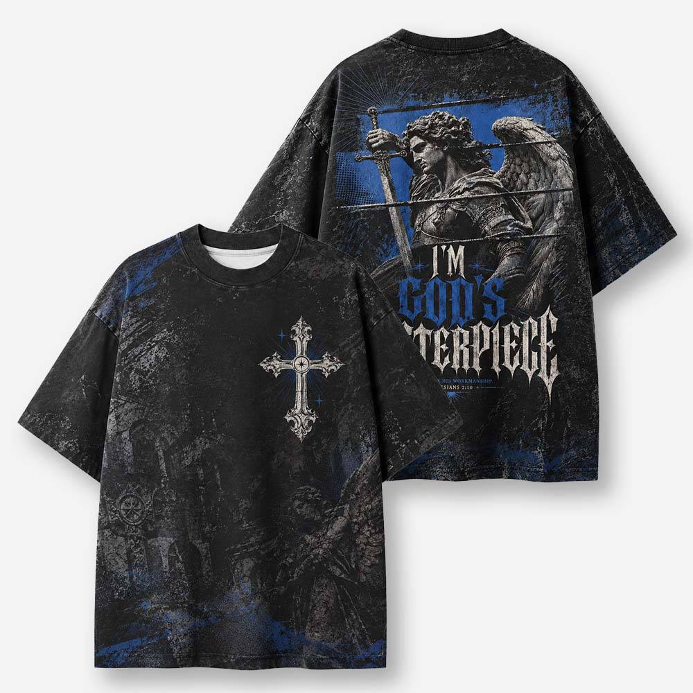 Marble Guardian Eco Oversized Graphic Tees · GRS Certified