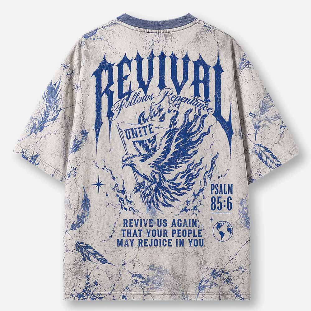 Rising Eagle Eco Oversized Graphic Tees · GRS Certified