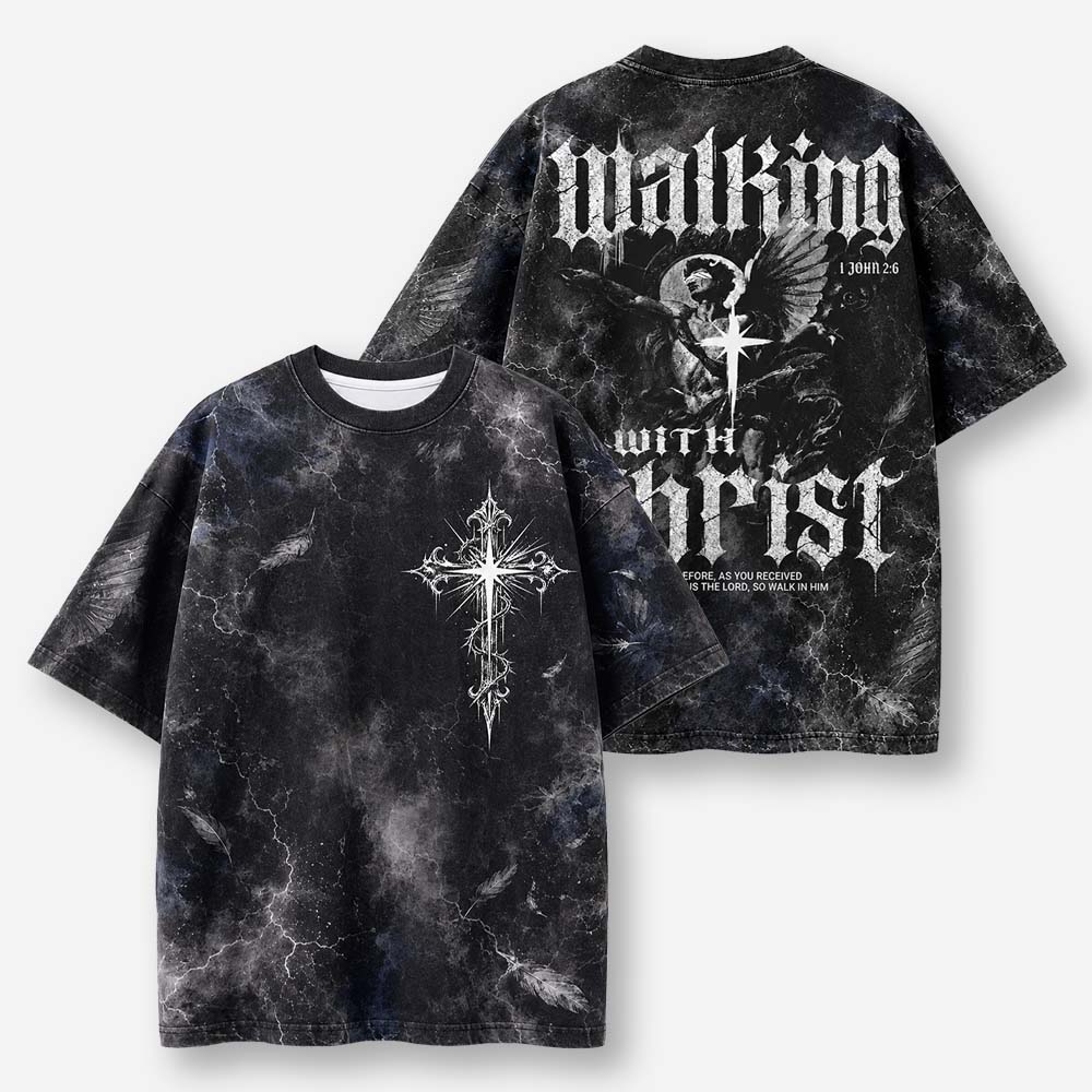 Winged Path Eco Oversized Graphic Tees · GRS Certified