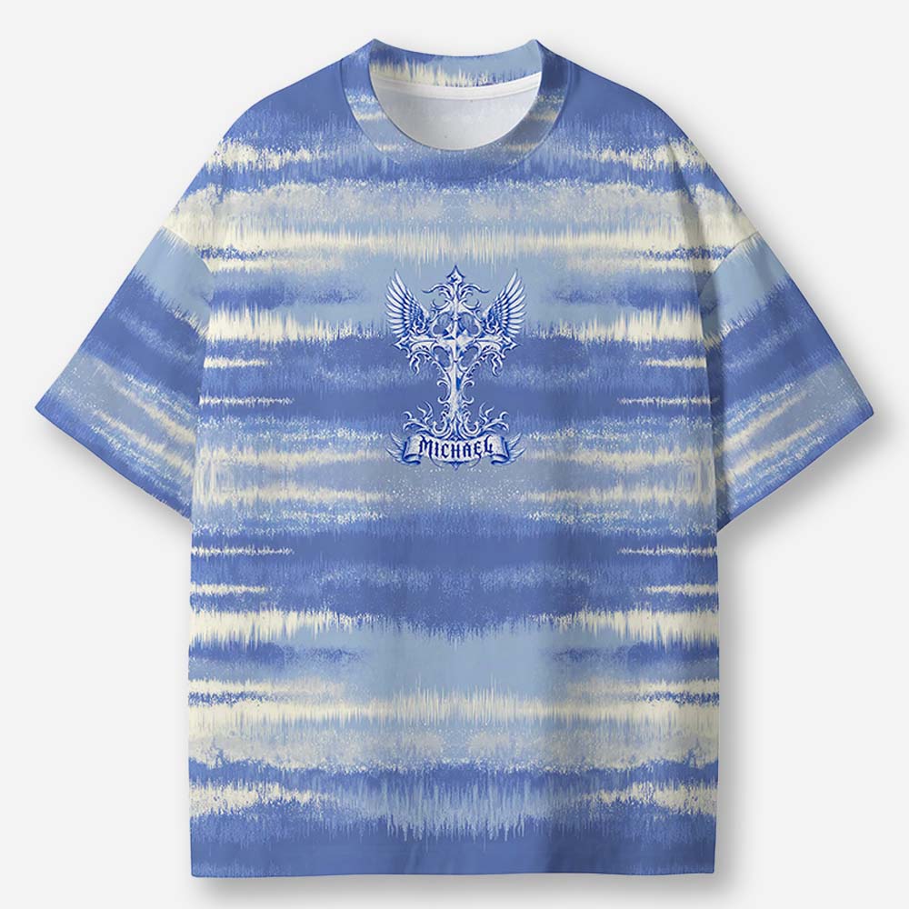 Sky Sentinel Eco Oversized Graphic Tees · GRS Certified