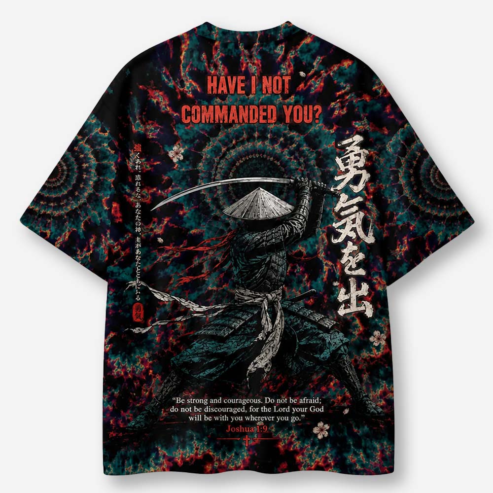 Storm Samurai Eco Oversized Graphic Tees · GRS Certified