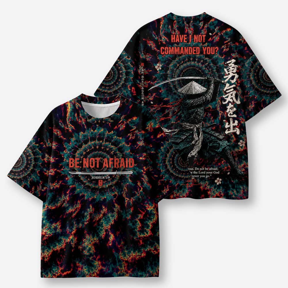 Storm Samurai Eco Oversized Graphic Tees · GRS Certified