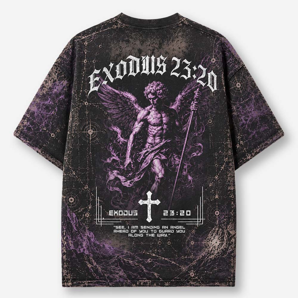 Violet Sentinel Eco Oversized Graphic Tees · GRS Certified