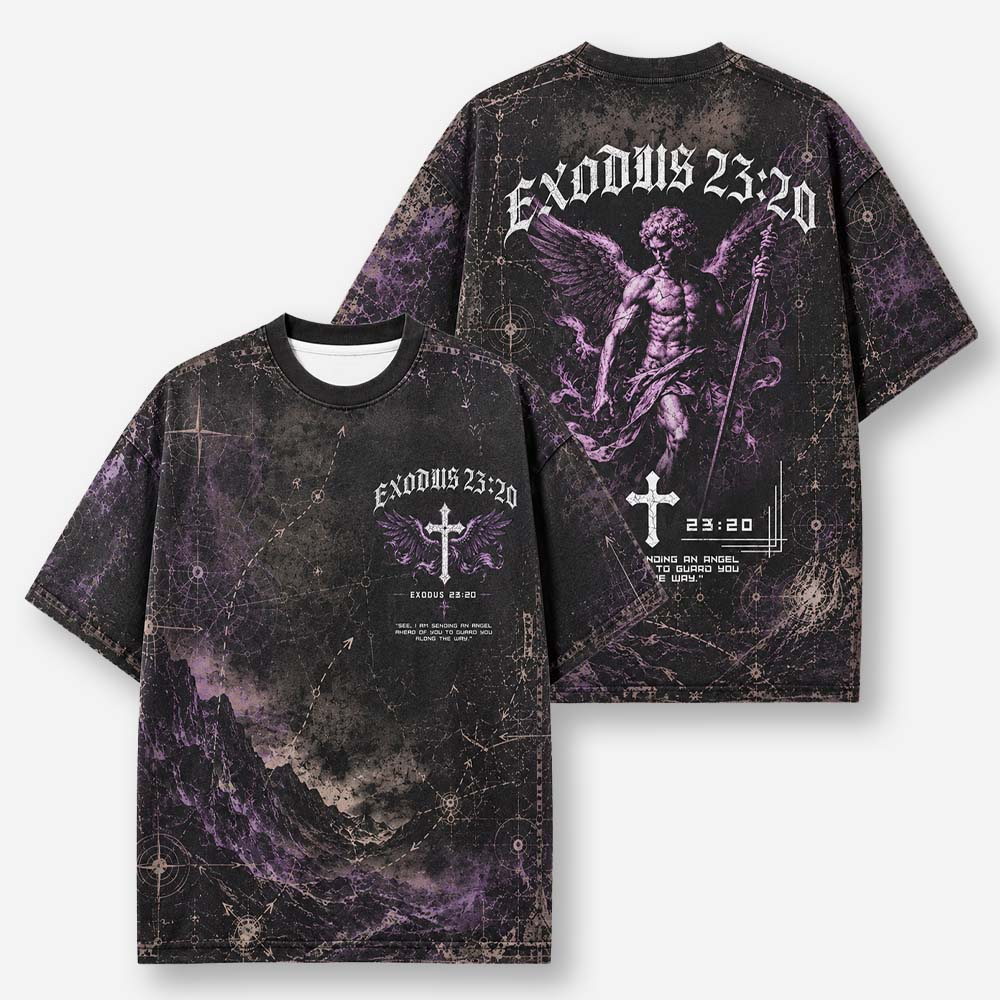 Violet Sentinel Eco Oversized Graphic Tees · GRS Certified
