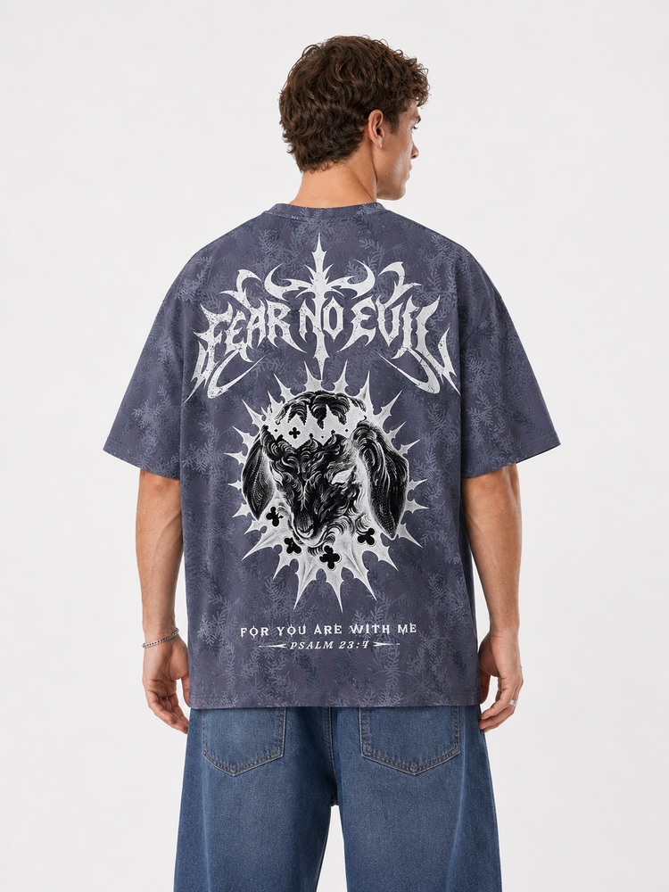 Thorned Ram Eco Oversized Graphic Tees · GRS Certified
