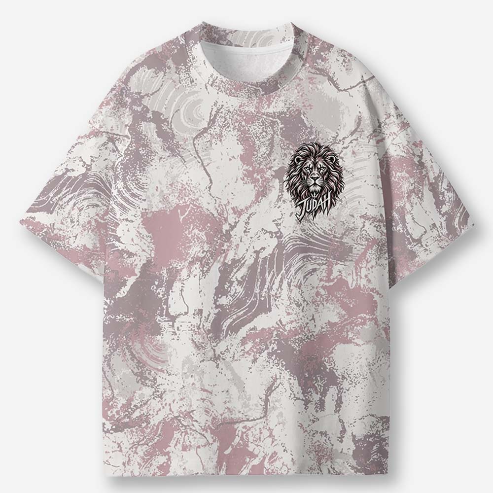 Marble Lion Eco Oversized Graphic Tees · GRS Certified