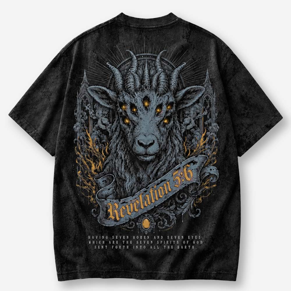 Horned Oracle Eco Oversized Graphic Tees · GRS Certified