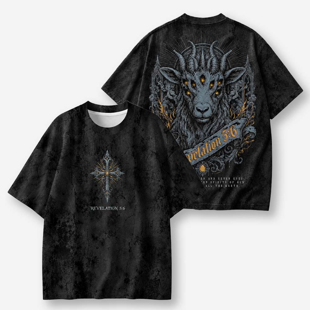 Horned Oracle Eco Oversized Graphic Tees · GRS Certified