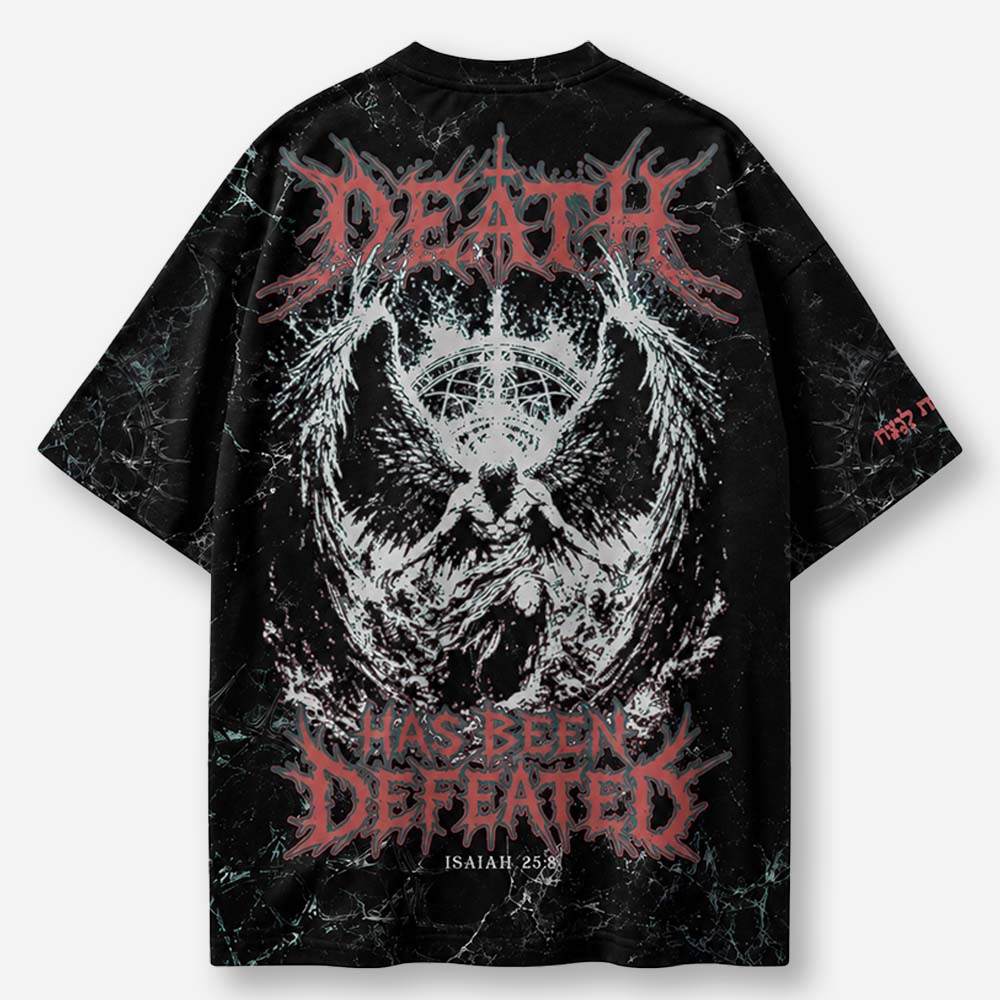 Winged Omen Eco Oversized Graphic Tees · GRS Certified