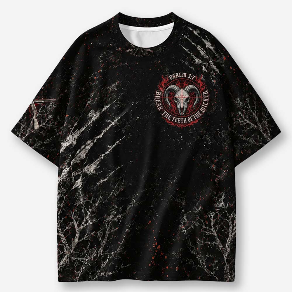 Horned Menace Eco Oversized Graphic Tees · GRS Certified