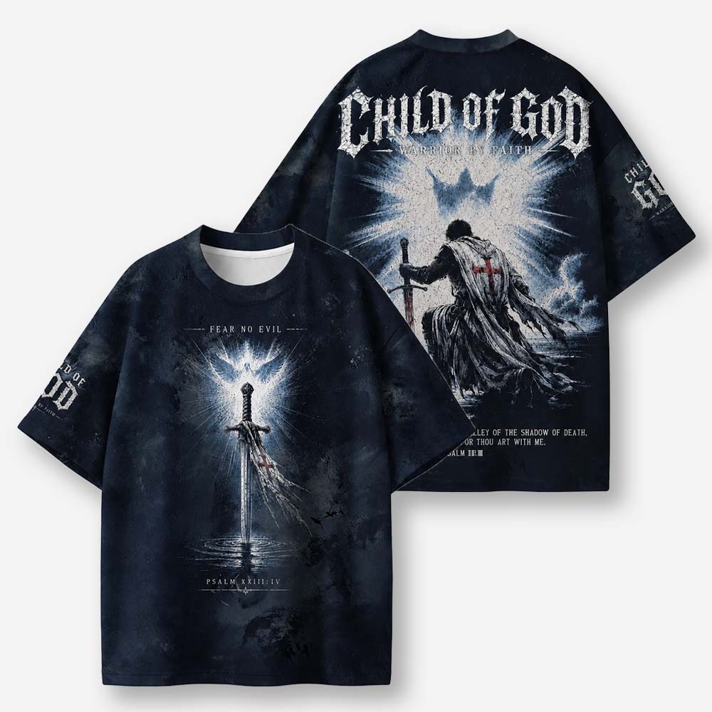 Midnight Blade Eco Oversized Graphic Tees · GRS Certified