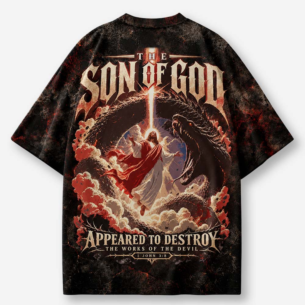 Serpent Clash Eco Oversized Graphic Tees · GRS Certified